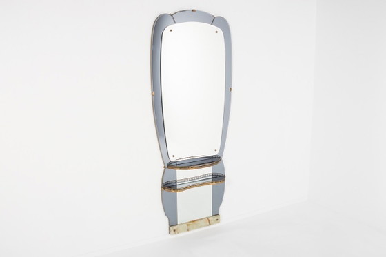 Image 1 of Italian Mid-Century Modern Full Length Mirror from Crystal Art, 1960s