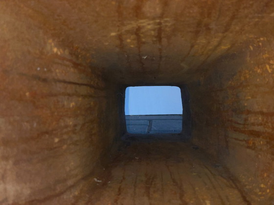 Image 1 of Base per colonna antica in ghisa "z10" - Restaurata in stile industriale