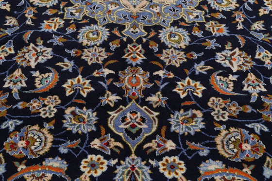 Image 1 of Persischer Teppich aus Kaschan, signiert, 4,12 x 3,12 cm, Orientteppich, fein, Nr. 1096