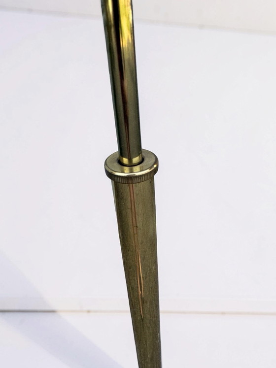 Image 1 of lampadaire vintage en laiton
