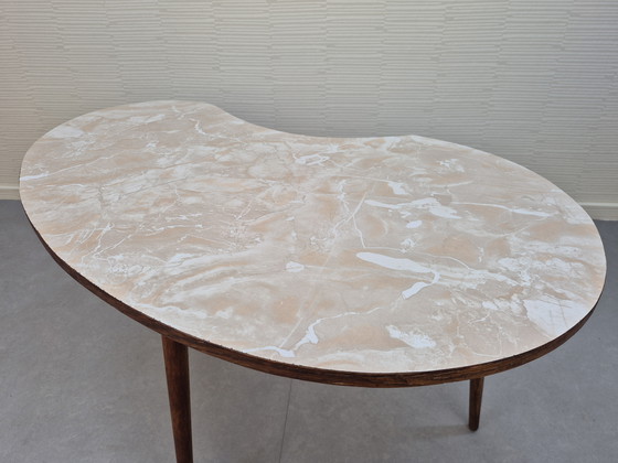 Image 1 of Vintage 1950s, 1960s Mid-Century coffee table/kidney table.