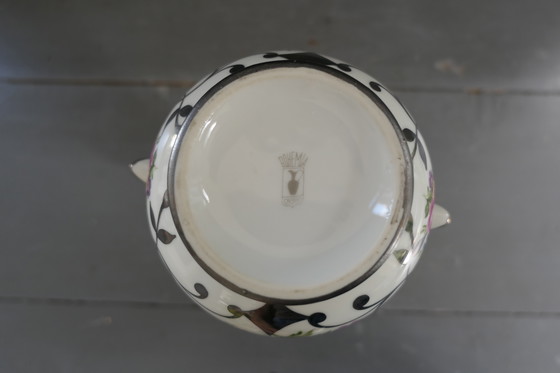 Image 1 of Vintage Bohemia Patent Vase Porcelain