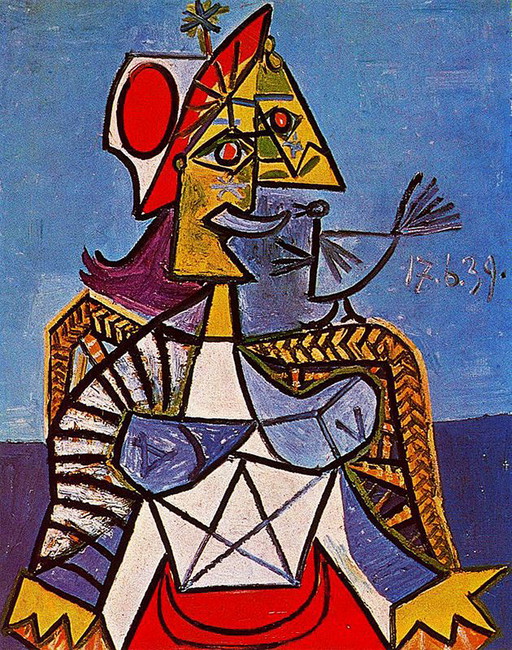 Pablo Picasso ----Femme Bleu