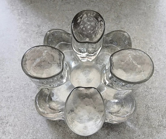 Vintage Gallo Candle holder / pedestal / rechaud Fire and Ice – Glass (photo 5 of 7)
