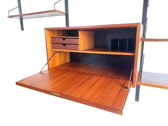 Image 1 of Sistema di pareti vintage Poul Cadovius – Royal System, Danimarca