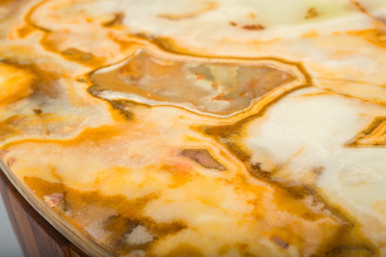 Image 1 of Mesa de centro de mediados de siglo en ónix de Ilse Mobel, años 60