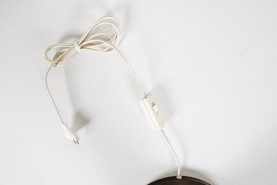 Image 1 of Stehlampe im Weltraumzeitalter aus Glas und Metall von Temde Leuchten, Schweiz, 1960er Jahre