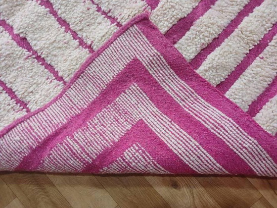 Beiger Berber-Teppich mit geometrischen Mustern 250cm x 150cm – Teppiche & Läufer, Wool (photo 7 of 10)