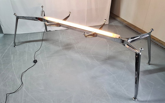 Image 1 of Ahrend 1200 Design vergadertafel - 300x120cm - Acrylaat en verlichting 2 stuks