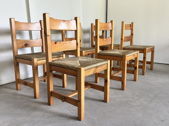 Image 1 of Satz von 6 skandinavischen Esszimmerstühlen