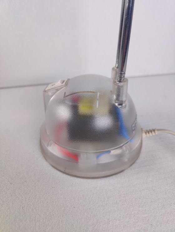 Image 1 of IKEA Espressivo jaren 1990 telescopische bureaulamp, transparant