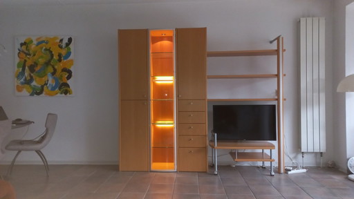 Magnifique meuble mural Hulsta NOVO Venti DC avec table TV (TV non incluse)