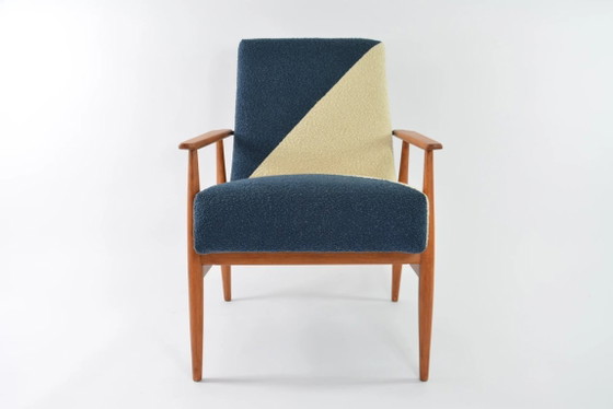 Image 1 of FOX tweekleurige geometrische fauteuil