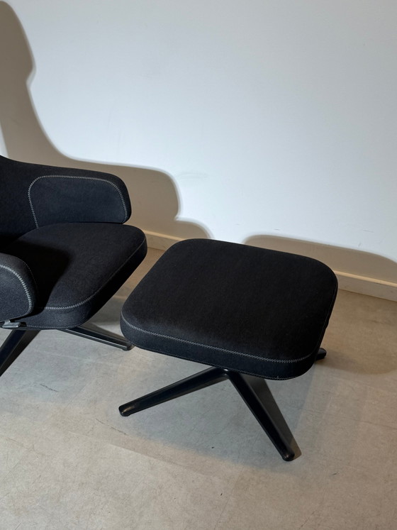 Vitra Repos loungestoel met voetenbank – Antonio Citterio – Verstelbare relaxstoel (photo 3 of 7)