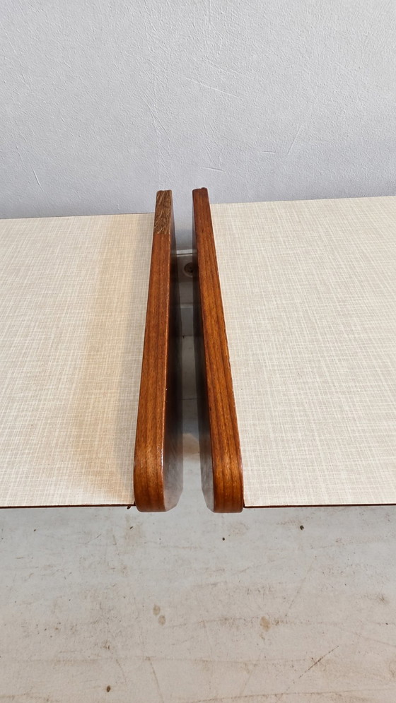 Comodini Vintage Mid-Century – Brass, Wood (photo 3 of 5)