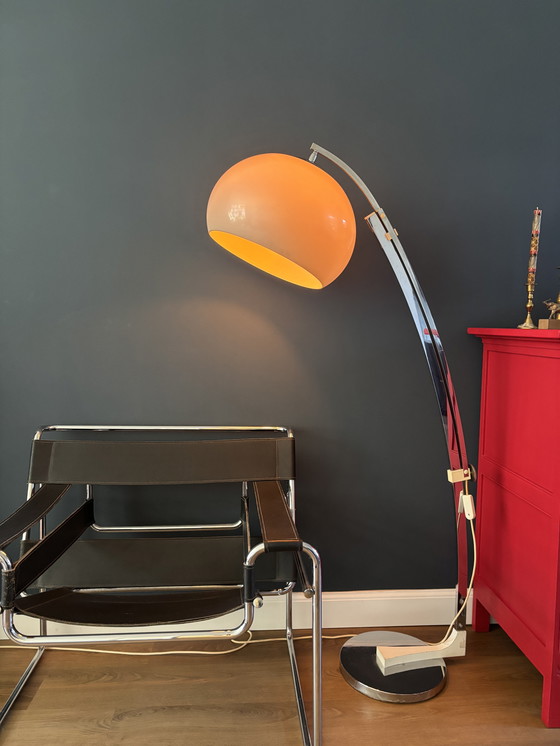 Image 1 of Lámpara de pie de arco cromado Sölken Leuchten de los años 60