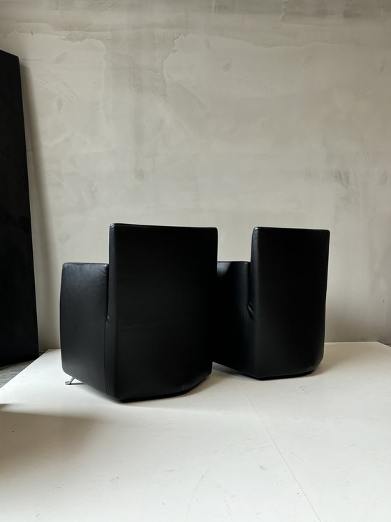 Image 1 of Set van 2 Caprichair fauteuils – Hannes Wettstein, Baleri Italia (1990) – Iconisch design