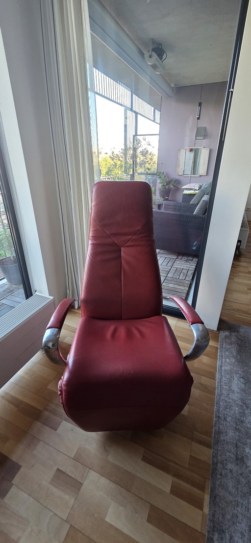 Modulax Swivel/Recliner Armchair (Medalounger). Model X Lin – Modular, draaistoelen, Leather