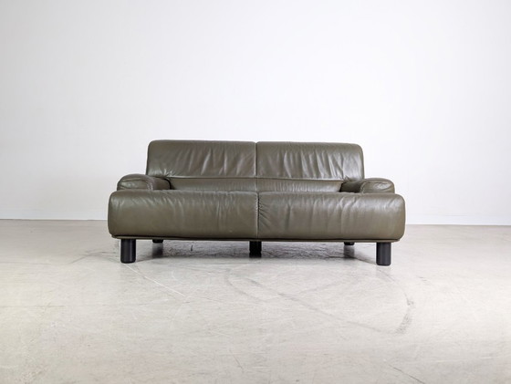 Image 1 of Sofá de dos plazas Original de Sede DS 18 Diseño Sofá de cuero