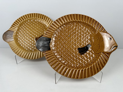 2x vintage Gallo Neptuno plates - Villeroy & Boch