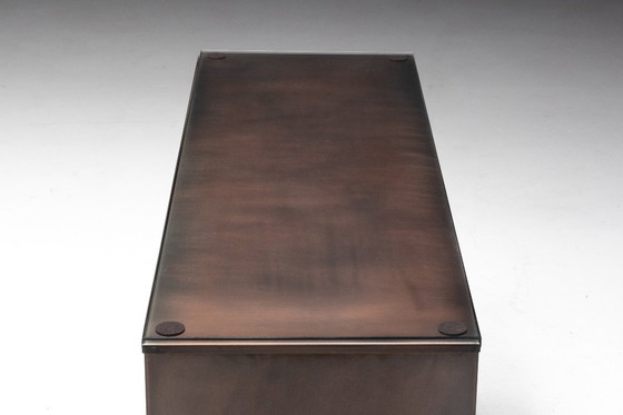 Image 1 of Consoletafel van gepatineerd brons van Belgochrom, België, jaren 70