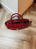 Red coach bag