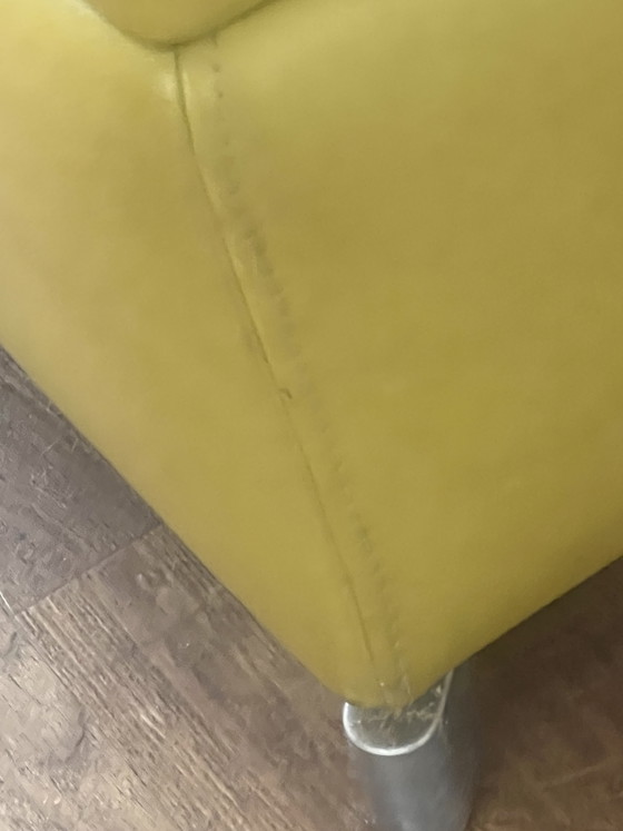 Sofá de cuero de 3 plazas Leolux Faya Lobi – Leather, Aluminium (photo 8 of 9)