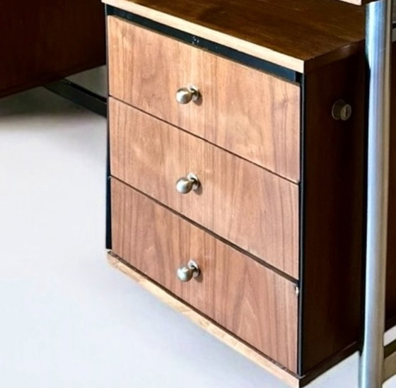 Image 1 of Vintage XXL Jules Wabbes Bureau – Le Mobilier Universel, België jaren 60