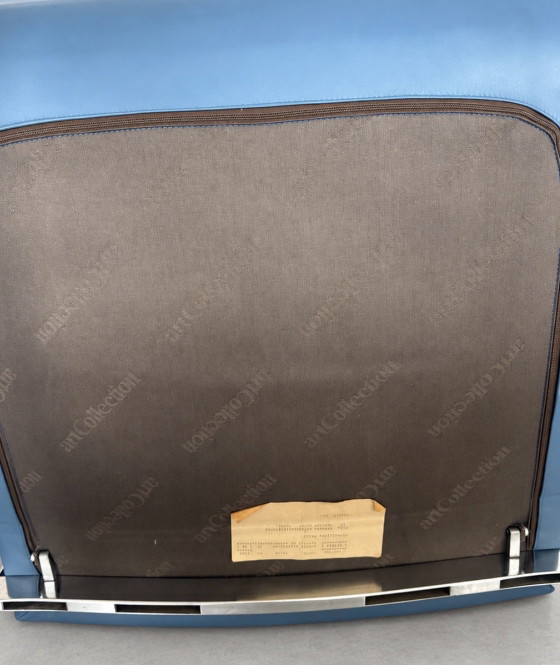 2x Fauteuils Lounge Komet Vintage ArtCollection et Ottoman – rvs, Leather (photo 15 of 15)