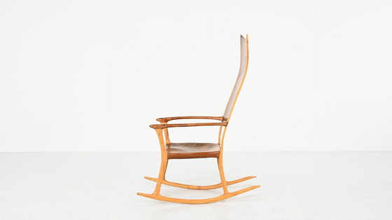 Image 1 of Donald Gordon, Rocking Chair in Kauri and Oak – New Zealand Studio Craft, 2004