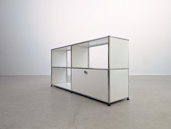 Image 1 of 5x Original USM Haller Sideboard 2x2 pure white chest of drawers sideboard