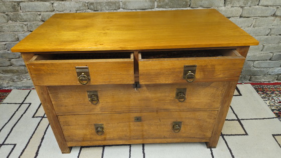 Image 1 of Kommode aus massivem Walnussholz, ca. 1960