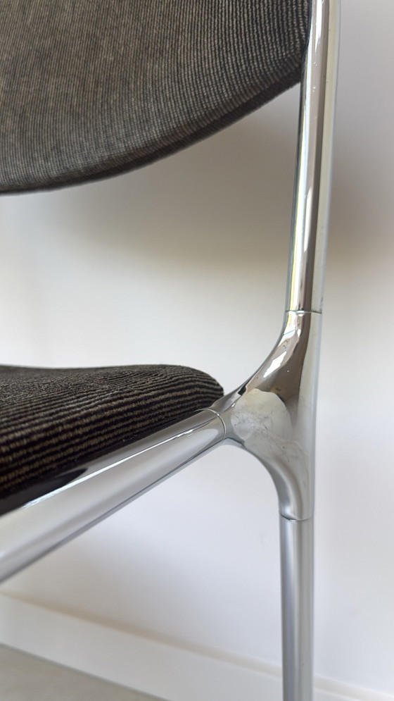 Image 1 of Due sedie vintage con struttura tubolare in cromo.