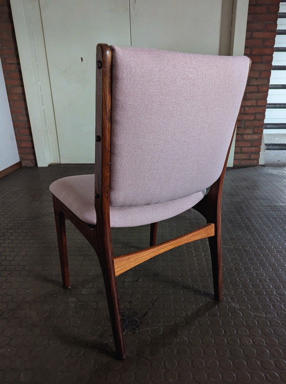 Image 1 of 4 chaises vintage danoises Erik Buch