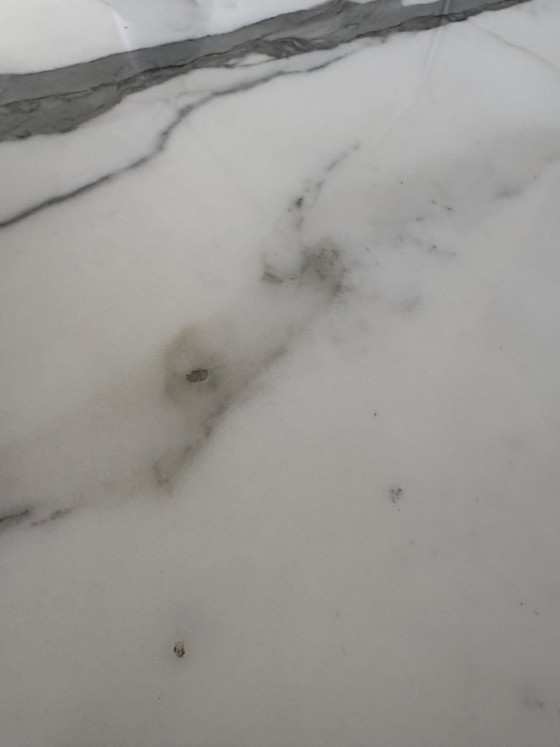 White Marble Dining Table (photo 7 of 9)