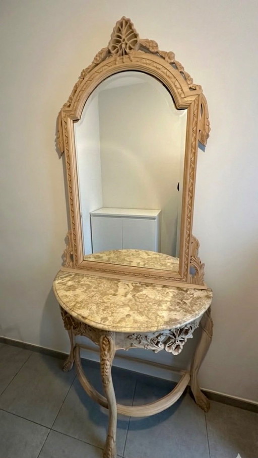 Louis-XV-Barockmöbel – Echter Marmor