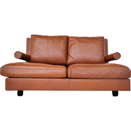 Mid-century Baisity two seater sofa by Antonio Citterio for B and B Italia, 1980s