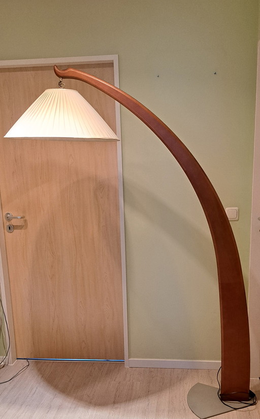 Arteflash Venere Piantana - Italiaans design vloerlamp in walnoot