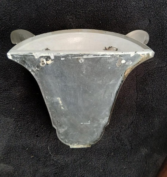 Image 1 of AUSSERGEWÖHNLICHES PAAR ART-DÉCO-WANDLAMPEN VON EZAN France & KUPFERBESCHICHTETES Metall