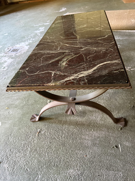 Image 1 of French style marble coffee table