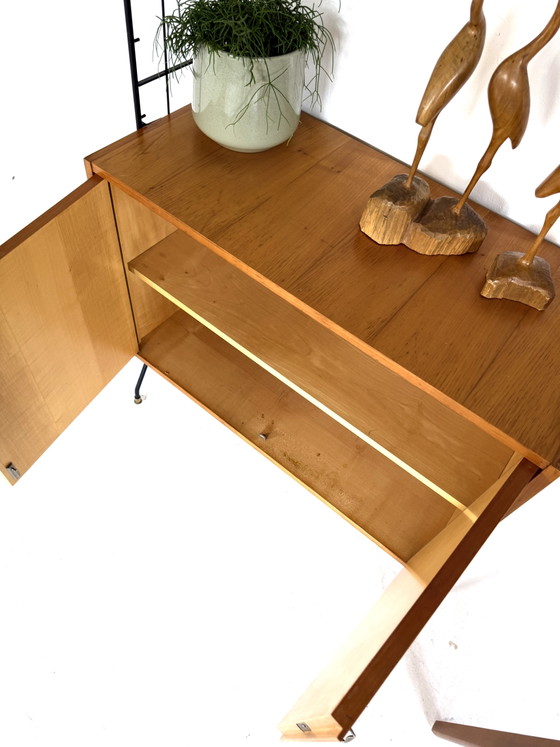 Vintage Freestanding Modular Wall System, Köch Möbel ‘60 – Wall cabinet, Wood, Glass (photo 7 of 15)