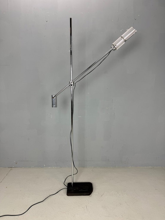 Image 1 of Lampadaire Haloprofil 8008 de Viktor Frauenknecht pour Swiss Lamps, années 1970