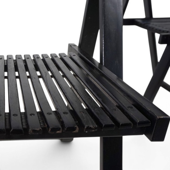 Image 1 of Set of 4 Aldo Jacobi Trieste Folding Chairs for Bazzani, 1960