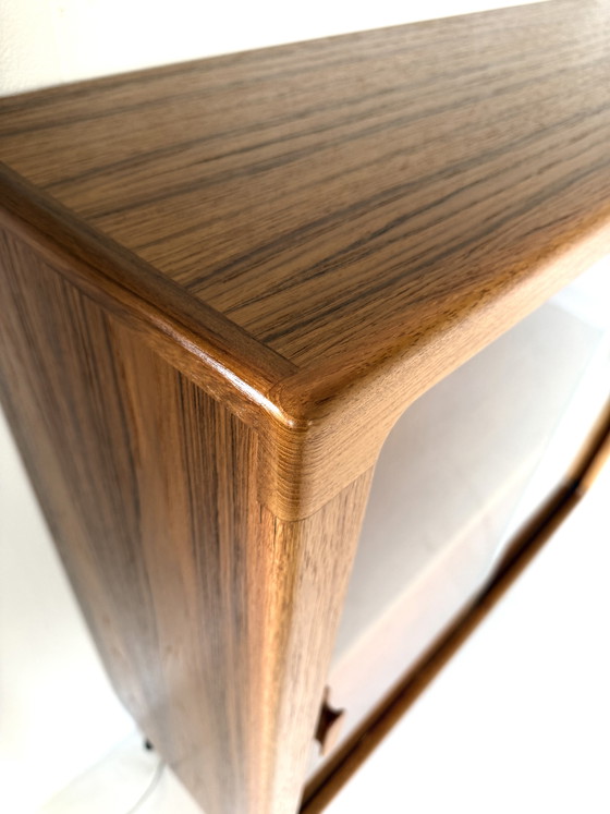 Image 1 of Vintage teak display cabinet, Dyrlund '80