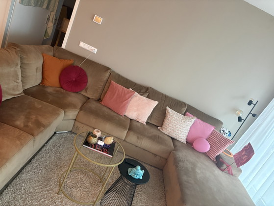 Beautiful spacious sofa – Corner sofas, Textile (photo 3 of 5)