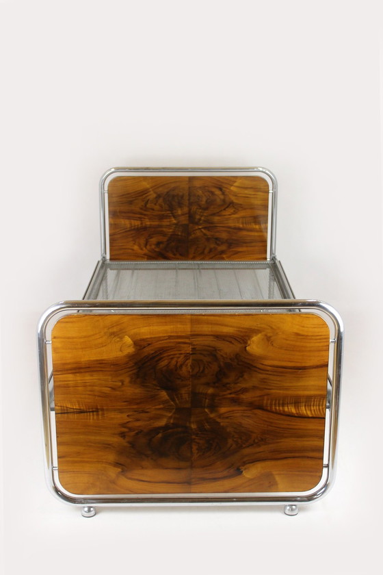 Image 1 of Set di letti in acciaio tubolare Bauhaus, anni '40