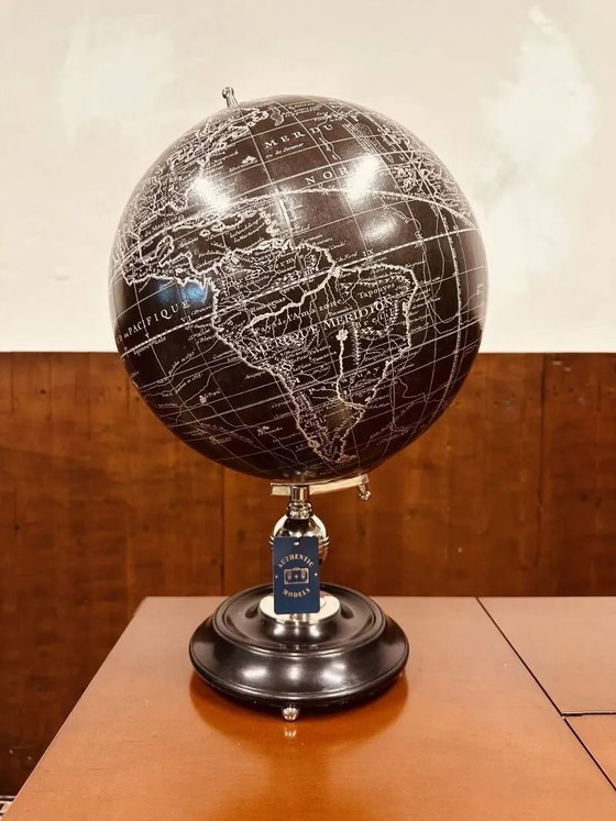 Globe de table noir Authentic Models, Objets déco, Bronze, Bois (photo 2 sur 9)
