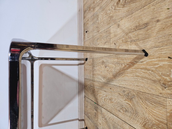 Mid-Century Modern Salontafel in chroom en rookglas, Italië, jaren 70 – Koffietafelboeken, Chrome (photo 15 of 19)