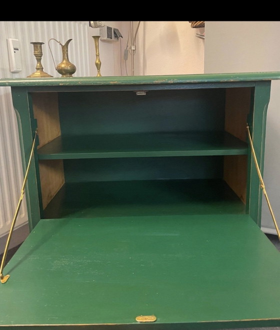 Cassettiera Shabby-Chic „Light & Green“ – Pezzo unico restaurato a mano – Cassettiere, Legno (photo 6 of 6)