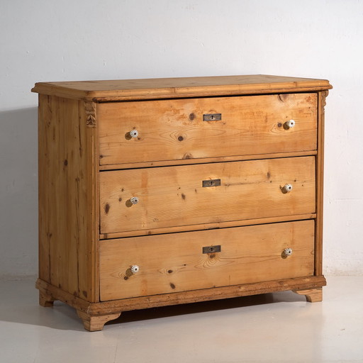 Large antique chest of drawers (c.1920) #38